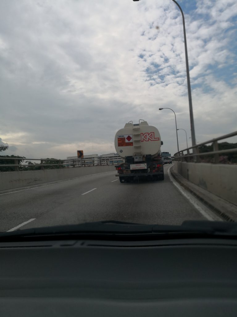 Keep your distance from all sorts of big and menacing trucks.